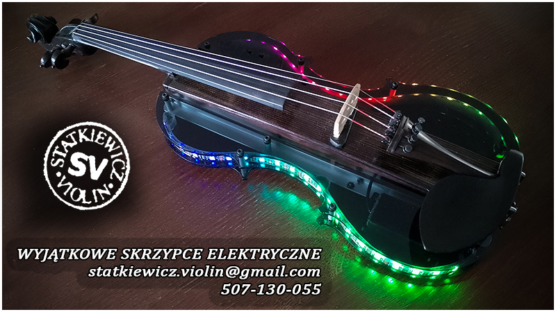 Podświetlane Skrzypce Elektryczne STATKIEWICZ.VIOLIN